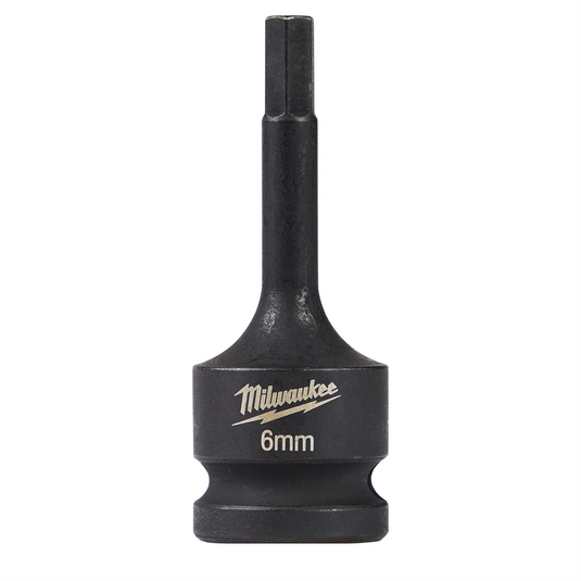 Milwaukee Tool SHOCKWAVE  Lineman's 1/2"" Drive 6MM Hex Bit Socket