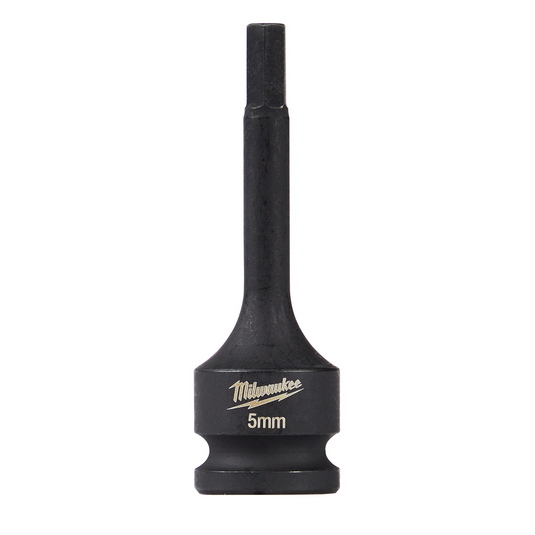 Milwaukee Tool SHOCKWAVE  Lineman's 3/8 Drive -5MM Hex Bit Socket
