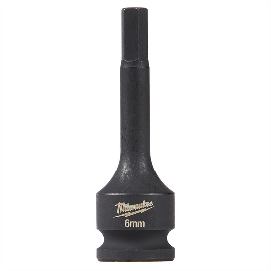 Milwaukee Tool Shockwave  Lineman's 3/8"" Drive 6MM Hex Bit Socket