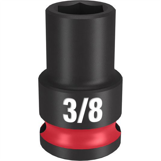Milwaukee Tool SHOCKWAVE Impact Duty  3/8"" Drive 3/8"" Standard 6 Point Socket