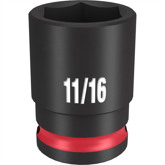 Milwaukee Tool SHOCKWAVE Impact Duty  3/8"" Drive 11/16"" Standard 6 Point Socket