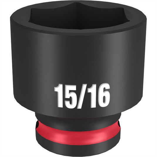 Milwaukee Tool SHOCKWAVE Impact Duty  3/8"" Drive 15/16"" Standard 6 Point Socket