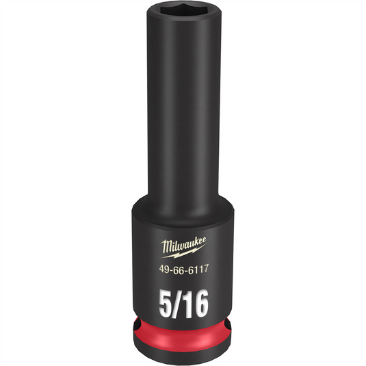 Milwaukee Tool SHOCKWAVE Impact Duty  3/8""Drive 5/16"" Deep 6 Point Socket