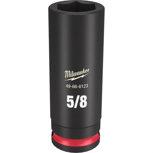 Milwaukee Tool SHOCKWAVE Impact Duty  3/8""Drive 5/8"" Deep 6 Point Socket