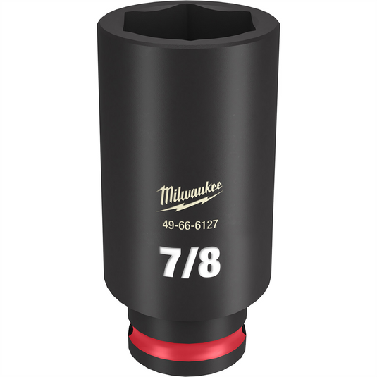 Milwaukee Tool SHOCKWAVE Impact Duty  3/8""Drive 7/8"" Deep 6 Point Socket