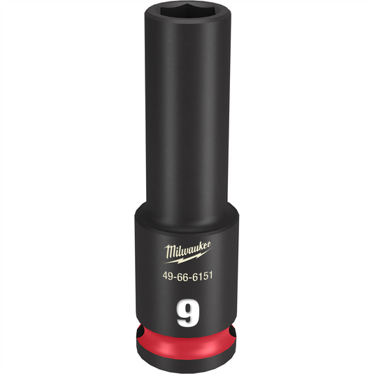Milwaukee Tool SHOCKWAVE Impact Duty  3/8""Drive 9MM Deep 6 Point Socket