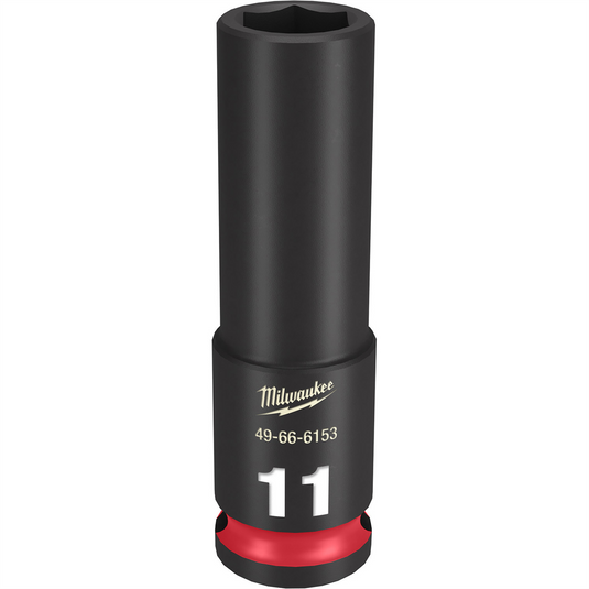 Milwaukee Tool SHOCKWAVE Impact Duty  3/8""Drive 11MM Deep 6 Point Socket