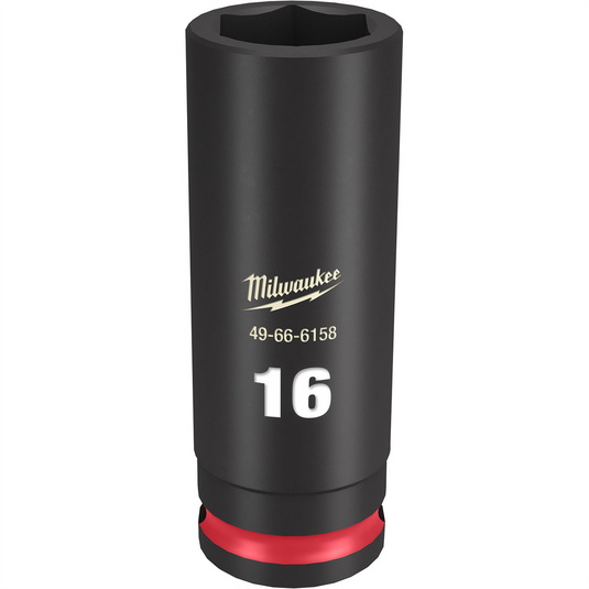 Milwaukee Tool SHOCKWAVE Impact Duty  3/8""Drive 14MM Deep 6 Point Socket
