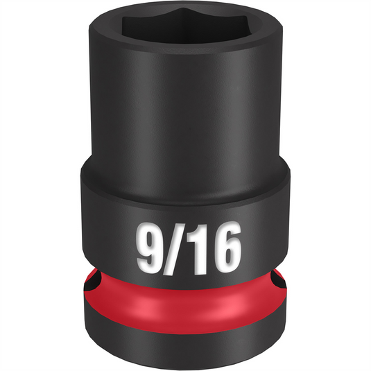 Milwaukee Tool SHOCKWAVE Impact Duty  1/2""Drive 9/16"" Standard 6 Point Socket