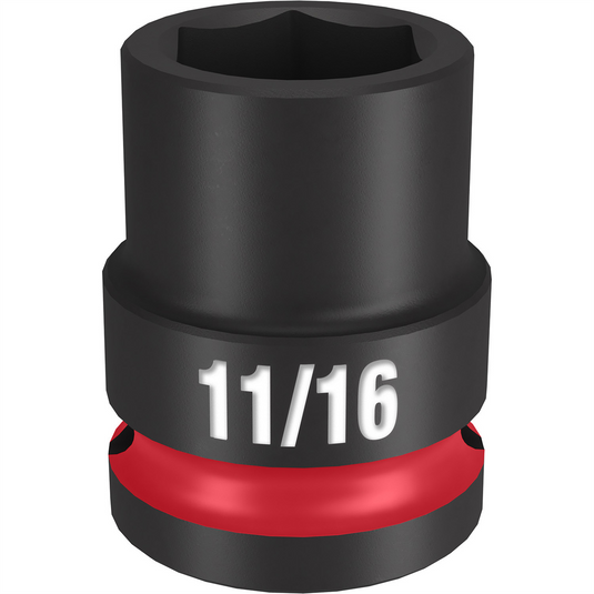 Milwaukee Tool SHOCKWAVE Impact Duty  1/2""Drive 11/16"" Standard 6 Point Socket