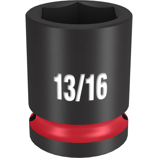 Milwaukee Tool SHOCKWAVE Impact Duty  1/2""Drive 13/16"" Standard 6 Point Socket