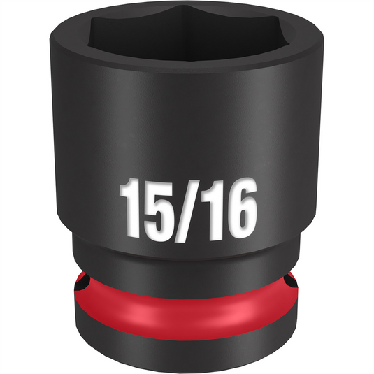 Milwaukee Tool SHOCKWAVE Impact Duty  1/2""Drive 15/16"" Standard 6 Point Socket