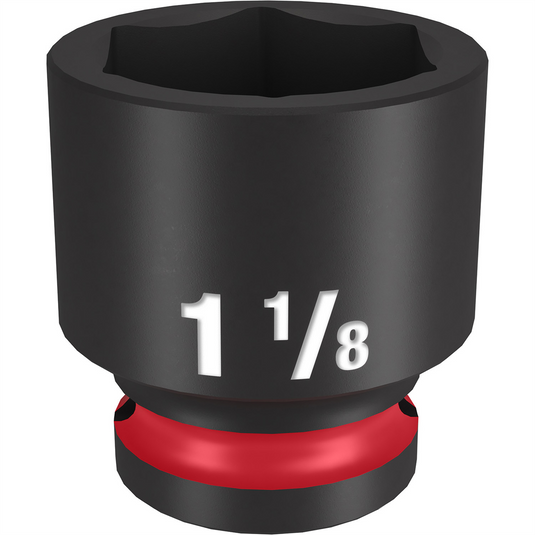 Milwaukee Tool SHOCKWAVE Impact Duty  1/2""Drive 1-1/8"" Standard 6 Point Socket