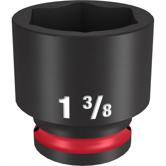 Milwaukee Tool SHOCKWAVE Impact Duty  1/2""Drive 1-3/8"" Standard 6 Point Socket