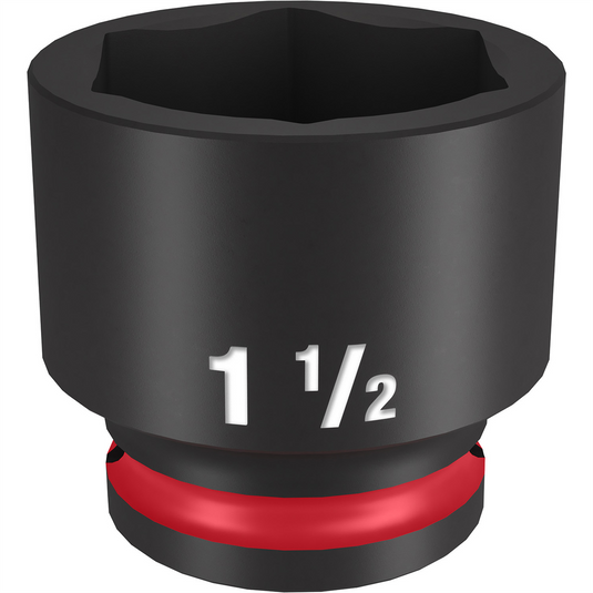 Milwaukee Tool SHOCKWAVE Impact Duty  1/2""Drive 1-1/2"" Standard 6 Point Socket