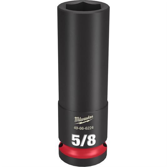 Milwaukee Tool SHOCKWAVE Impact Duty  1/2""Drive 5/8"" Deep 6 Point Socket