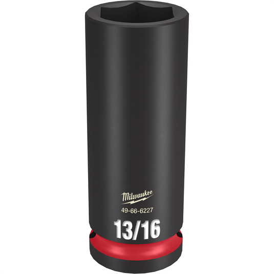Milwaukee Tool SHOCKWAVE Impact Duty  1/2""Drive 13/16"" Deep 6 Point Socket