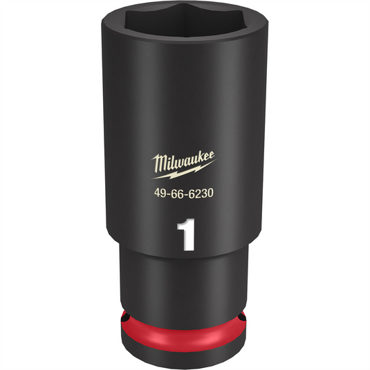Milwaukee Tool SHOCKWAVE Impact Duty  1/2""Drive 1"" Deep 6 Point Socket