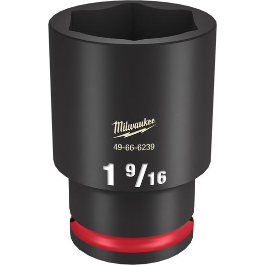 Milwaukee Tool SHOCKWAVE Impact Duty  1/2""Drive 1-9/16"" Deep 6 Point Socket