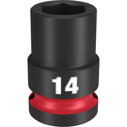 Milwaukee Tool SHOCKWAVE Impact Duty  1/2""Drive 14MM Standard 6 Point Socket