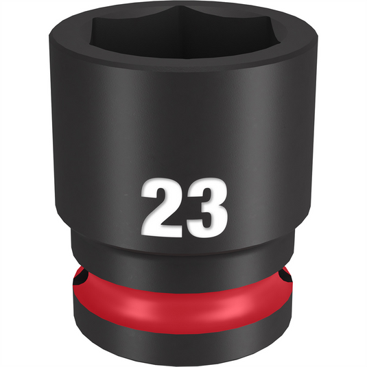 Milwaukee Tool SHOCKWAVE Impact Duty  1/2""Drive 23MM Standard 6 Point Socket