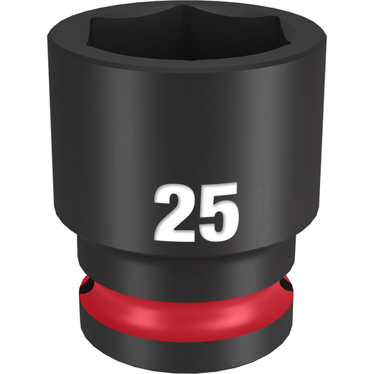 Milwaukee Tool SHOCKWAVE Impact Duty  1/2""Drive 25MM Standard 6 Point Socket
