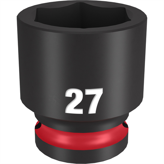 Milwaukee Tool SHOCKWAVE Impact Duty  1/2""Drive 27MM  Standard 6 Point Socket
