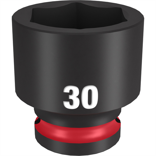 Milwaukee Tool SHOCKWAVE Impact Duty  1/2""Drive 30MM Standard 6 Point Socket
