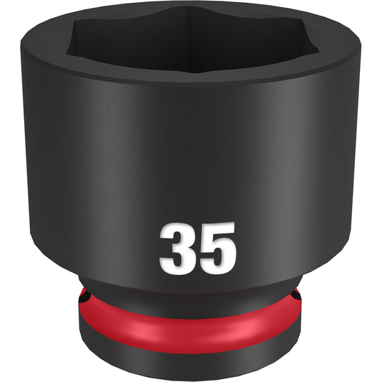 Milwaukee Tool SHOCKWAVE Impact Duty  1/2""Drive 35MM Standard 6 Point Socket