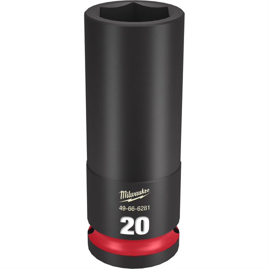 Milwaukee Tool SHOCKWAVE Impact Duty  1/2""Drive 20MM Deep 6 Point Socket