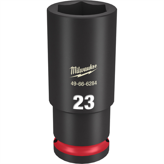 Milwaukee Tool SHOCKWAVE Impact Duty  1/2""Drive 23MM Deep 6 Point Socket
