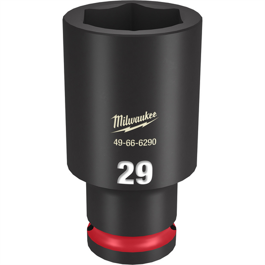 Milwaukee Tool SHOCKWAVE Impact Duty  1/2""Drive 29MM Deep 6 Point Socket