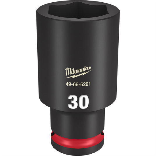 Milwaukee Tool SHOCKWAVE Impact Duty  1/2""Drive 30MM Deep 6 Point Socket