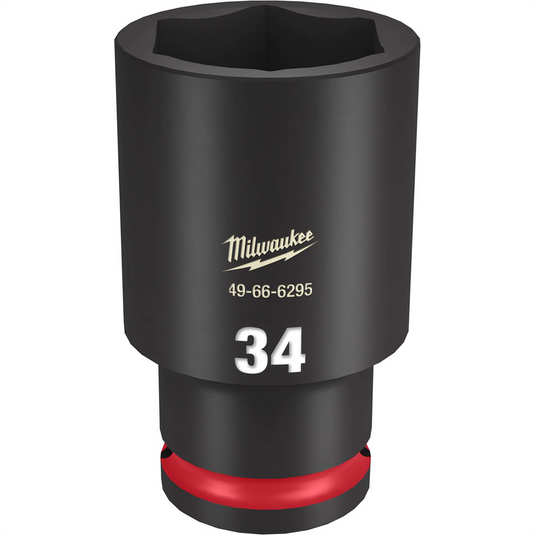 Milwaukee Tool SHOCKWAVE Impact Duty  1/2""Drive 34MM Deep 6 Point Socket