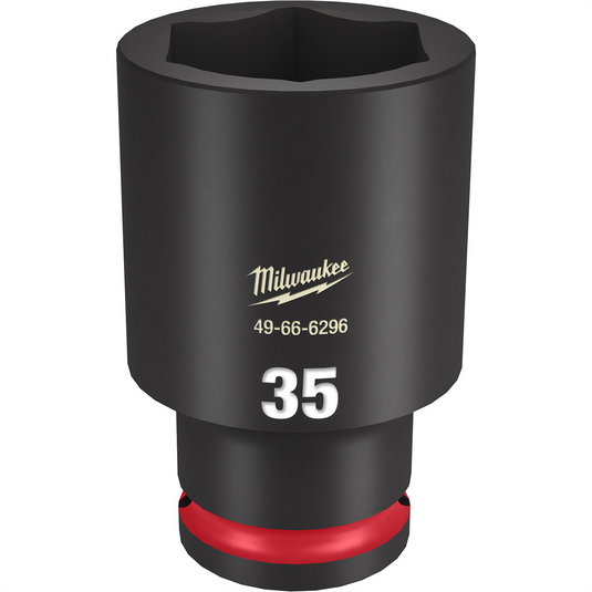 Milwaukee Tool SHOCKWAVE Impact Duty  1/2""Drive 35MM Deep 6 Point Socket