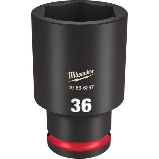 Milwaukee Tool SHOCKWAVE Impact Duty  1/2""Drive 36MM Deep 6 Point Socket