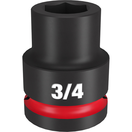 Milwaukee Tool SHOCKWAVE Impact Duty  3/4""Drive 3/4"" Standard 6 Point Socket