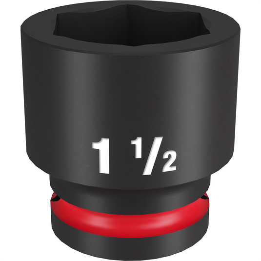 Milwaukee Tool SHOCKWAVE Impact Duty  3/4""Drive 1-1/2"" Standard 6 Point Socket