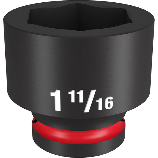 Milwaukee Tool SHOCKWAVE Impact Duty  3/4""Drive 1-11/16"" Standard 6 Point Socket