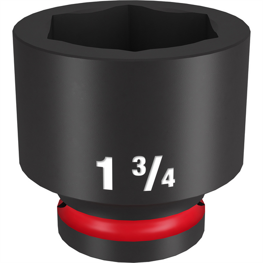 Milwaukee Tool SHOCKWAVE Impact Duty  3/4""Drive 1-3/4"" Standard 6 Point Socket