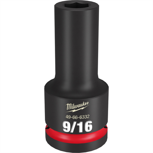 Milwaukee Tool SHOCKWAVE Impact Duty  3/4""Drive 9/16"" Deep 6 Point Socket