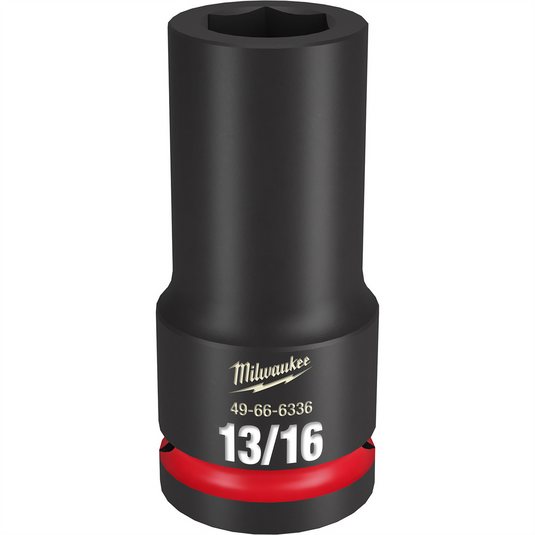 Milwaukee Tool SHOCKWAVE Impact Duty  3/4""Drive 13/16"" Deep 6 Point Socket
