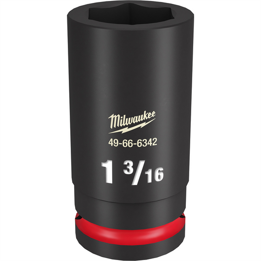 Milwaukee Tool SHOCKWAVE Impact Duty  3/4""Drive 1-3/16"" Deep 6 Point Socket