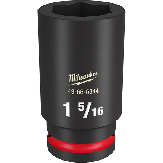 Milwaukee Tool SHOCKWAVE Impact Duty  3/4""Drive 1-5/16"" Deep 6 Point Socket