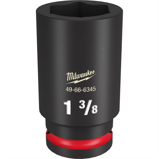 Milwaukee Tool SHOCKWAVE Impact Duty  3/4""Drive 1-3/8"" Deep 6 Point Socket