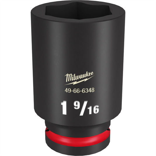 Milwaukee Tool SHOCKWAVE Impact Duty  3/4""Drive 1-9/16"" Deep 6 Point Socket