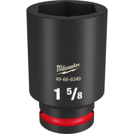 Milwaukee Tool SHOCKWAVE Impact Duty  3/4""Drive 1-5/8"" Deep 6 Point Socket