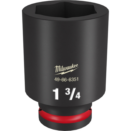 Milwaukee Tool SHOCKWAVE Impact Duty  3/4""Drive 1-3/4"" Deep 6 Point Socket