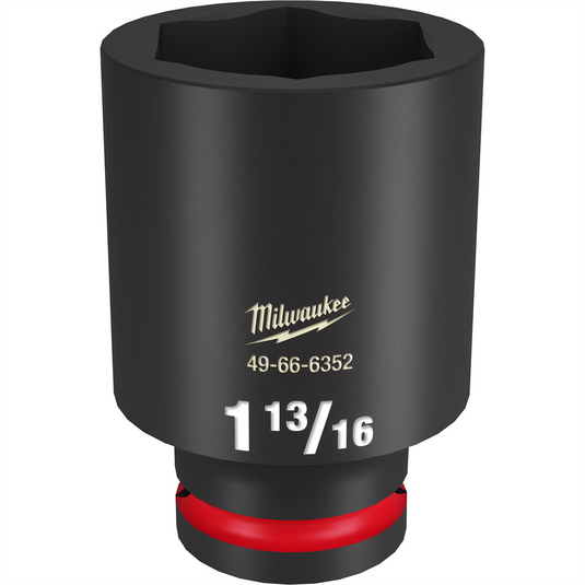 Milwaukee Tool SHOCKWAVE Impact Duty  3/4""Drive 1-13/16"" Deep 6 Point Socket
