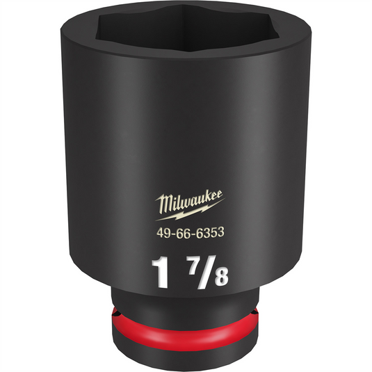 Milwaukee Tool SHOCKWAVE Impact Duty  3/4""Drive 1-7/8"" Deep 6 Point Socket